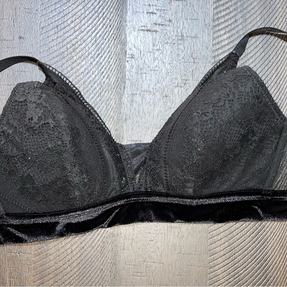 Elegant Black Lace Bralette
